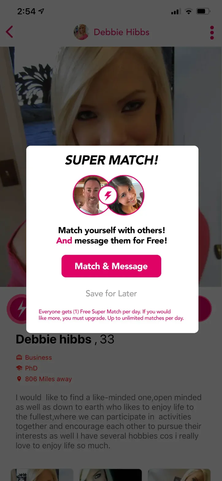 Match Screen